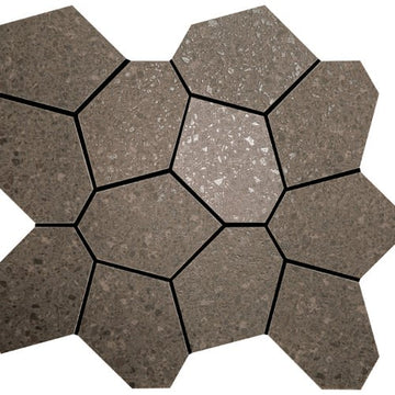 Mink Mosaic 13"x15 "polygon